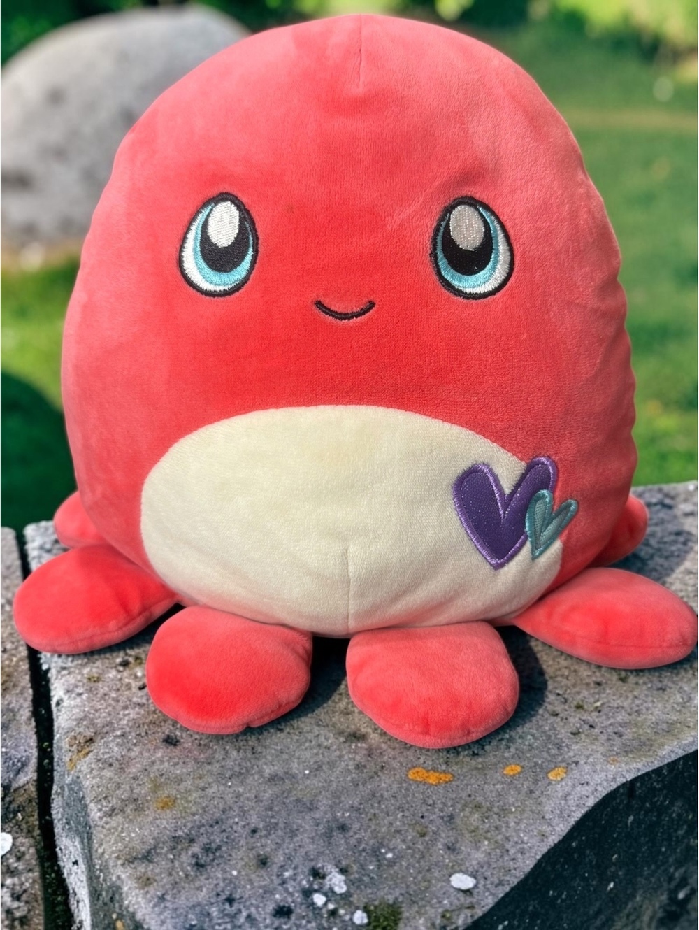 Squishmallows Veronica the Orange Octopus 8” Sea Life Plush Kellytoy